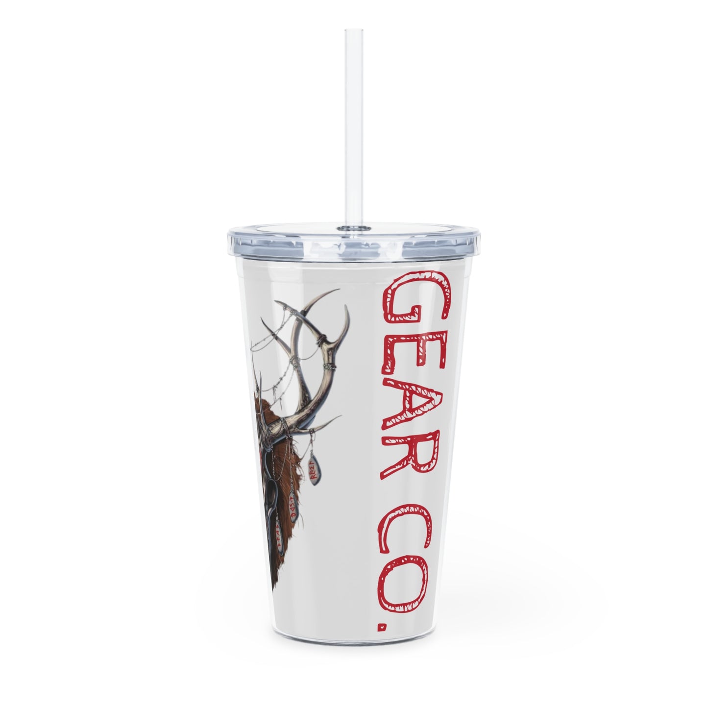 WENDIGO GEAR CO. Plastic Tumbler with Straw