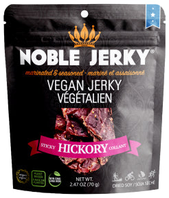 Noble Jerky - Sticky Hickory Vegan Jerky (12 x 70g 12)