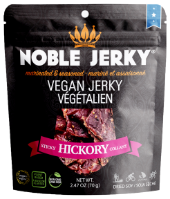 Noble Jerky - Sticky Hickory Vegan Jerky (12 x 70g 12)