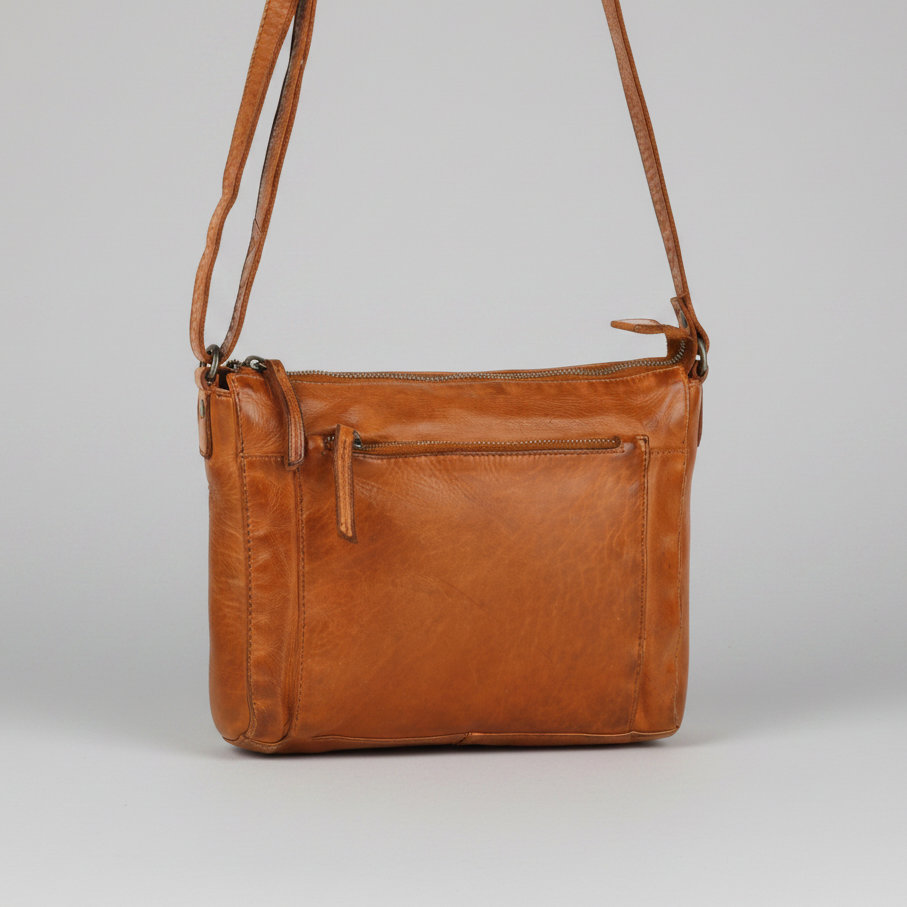 MET Crossbody Organizer Leather Bag
