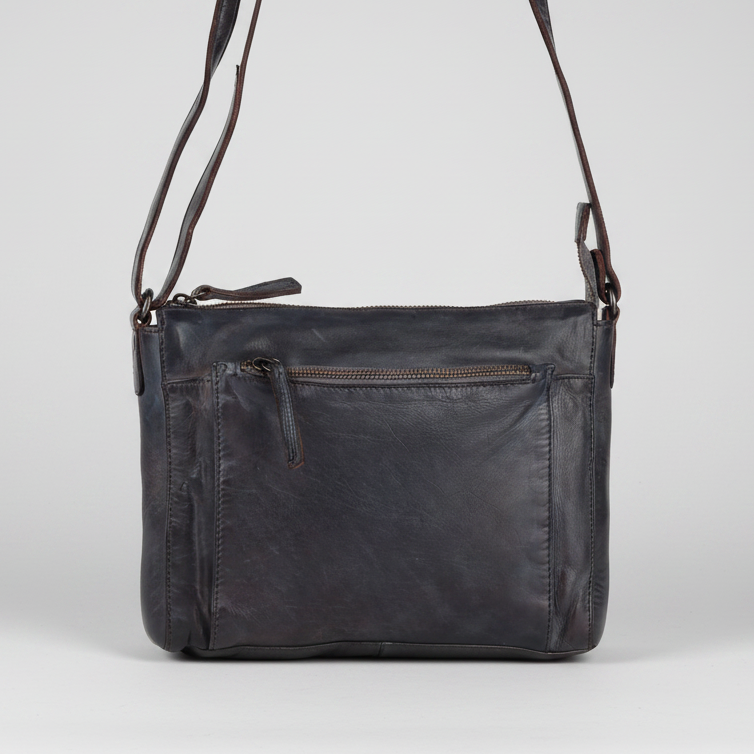 MET Crossbody Organizer Leather Bag