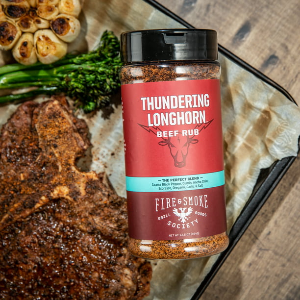 Fire & Smoke Society THUNDERING LONGHORN Beef Rub 12.5oz