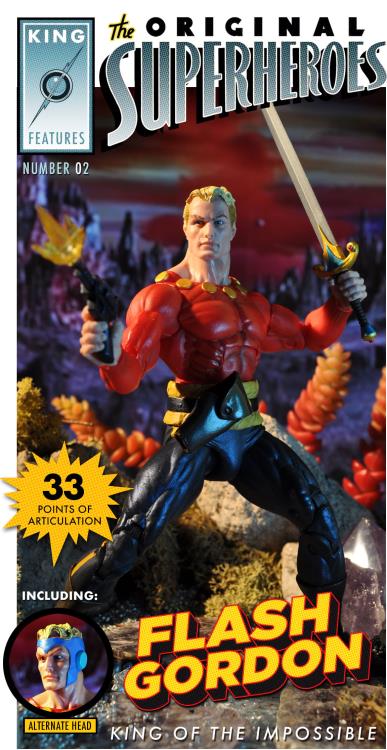King Features The Original Superheroes Series 1 Set of 3 Figures