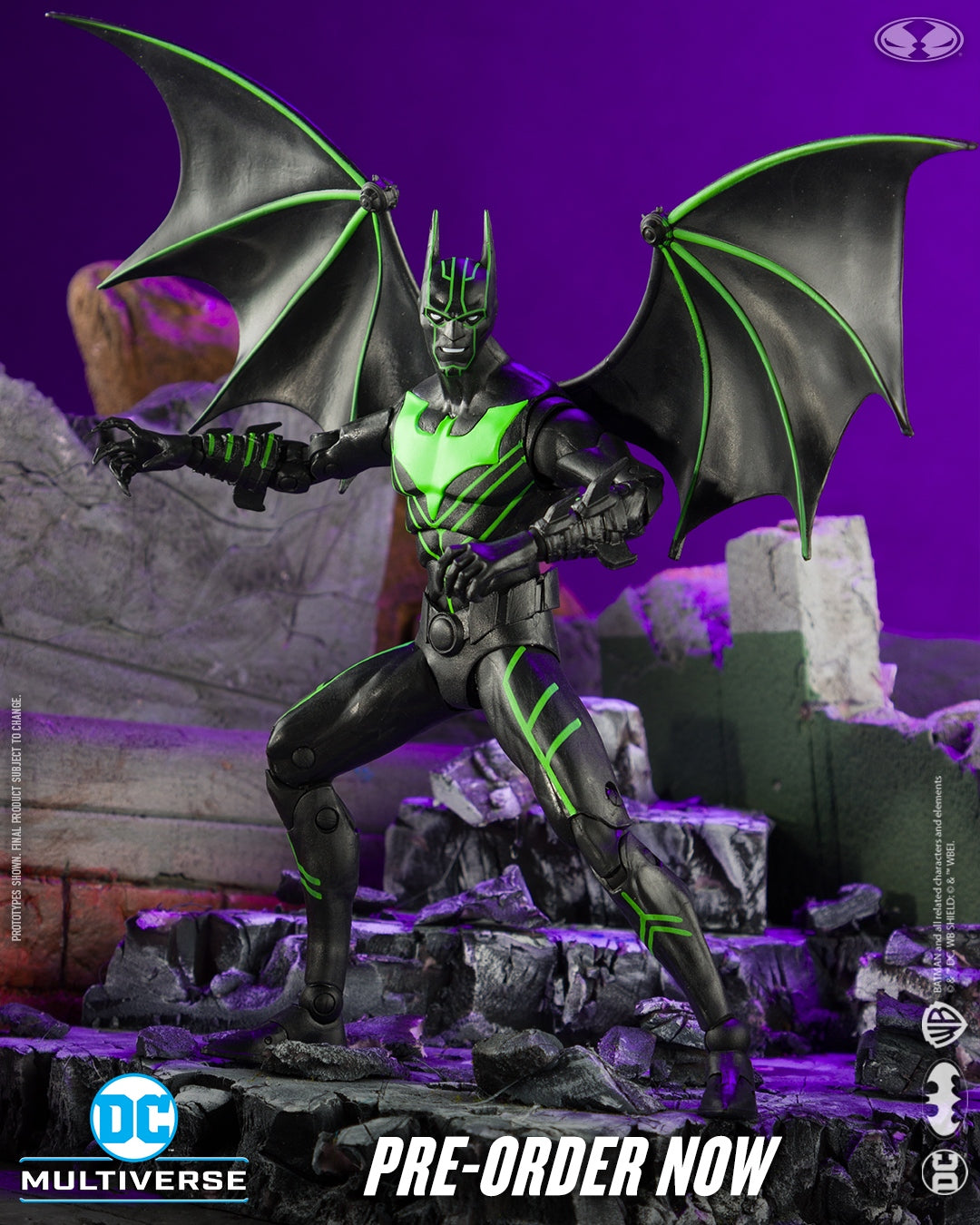 Batman Beyond (Comic) DC Multiverse Batman vs. Justice Lord Superman Action Figure Two-Pack