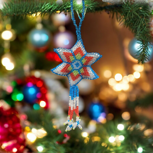 Handmade Beaded Morning Ember Star