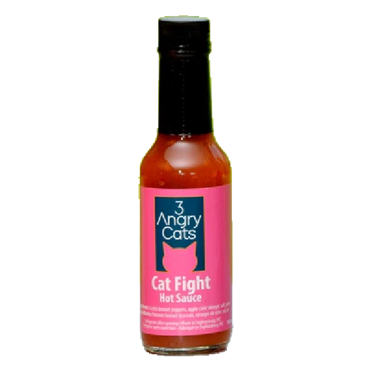 3 Angry Cats Cat Fight Hot Sauce
