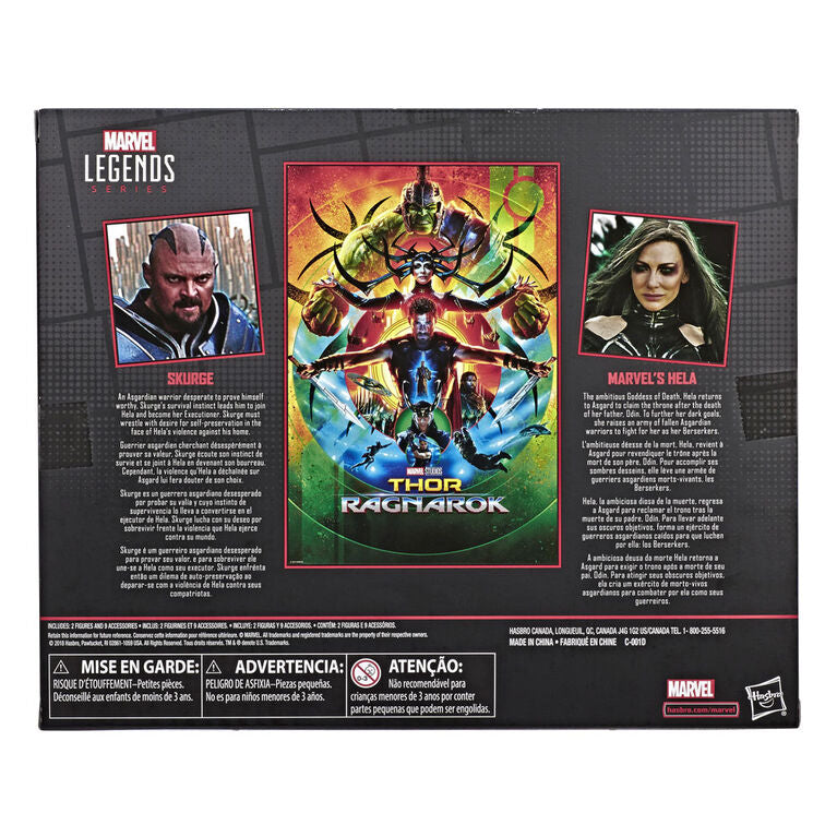 Marvel Legends  - Thor: Ragnarok Skurge And Marvel's Hela Figure 2-Pack