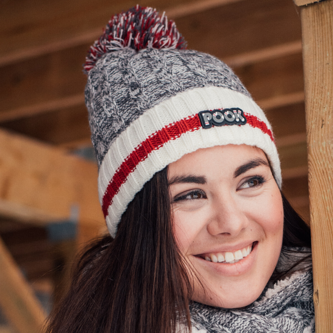 Pook Unisex Toque 2 Pom Pom