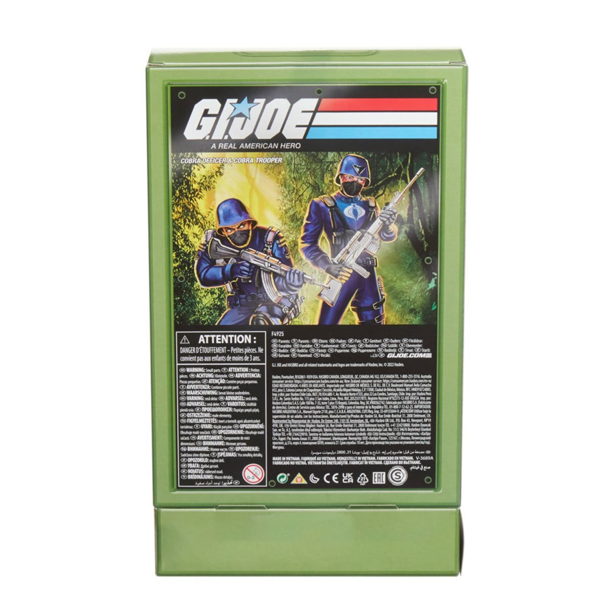 G.I. Joe Retro Collection Cobra Officer and Cobra Trooper 3 3/4-Inch Action Figures 2-Pack - Exclusive