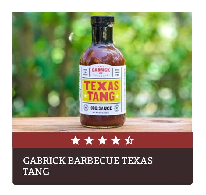 Gabrick BBQ Sauce Co. Texas Tang BBQ Sauce