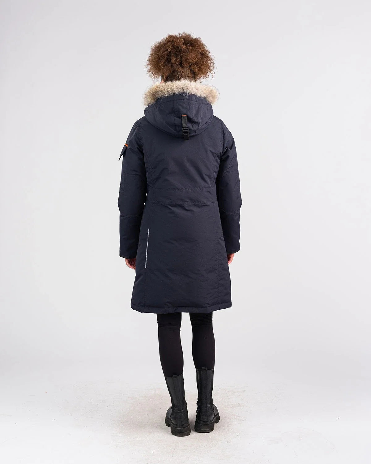 Outdoor Survival Canada Women's Nisto -40 Down Parka, Cold Lake Blue, Medium - ON DISPLAY