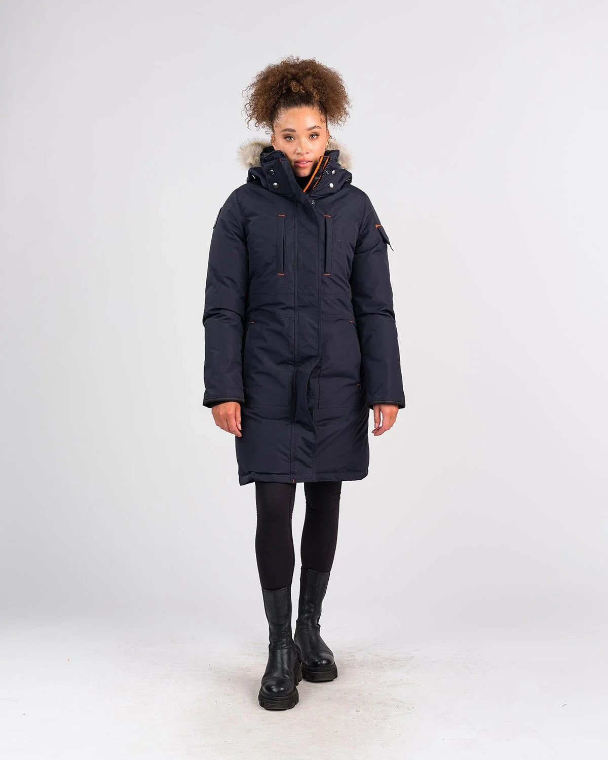 Outdoor Survival Canada Women's Nisto -40 Down Parka, Cold Lake Blue, Medium - ON DISPLAY