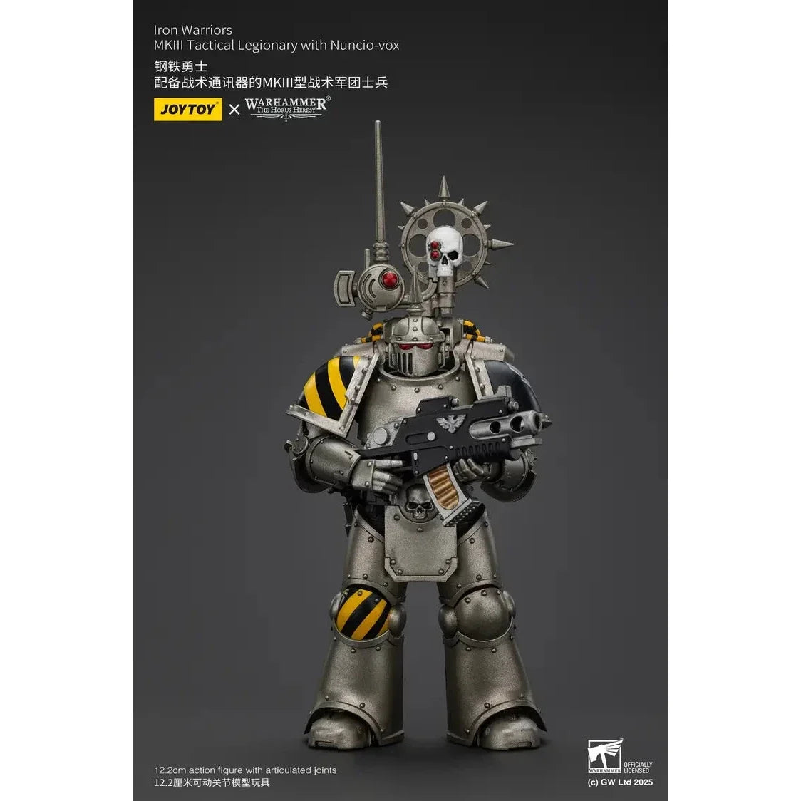 JOYTOY - lron Warriors MKlIl Tactical Legionary with Nuncio-vox (PRE-ORDER RELEASES JUNE)