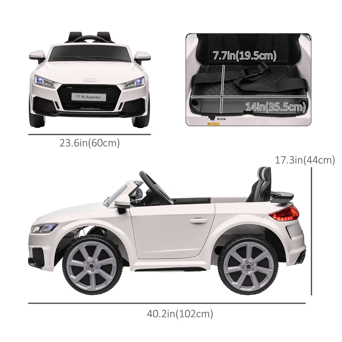 Officially Licensed Kids Ride-On Car 6V Battery Powered Vehicle Perfect Gift For Kids with Remote Control, Suspension Wheel, Adjustable Speed, Black