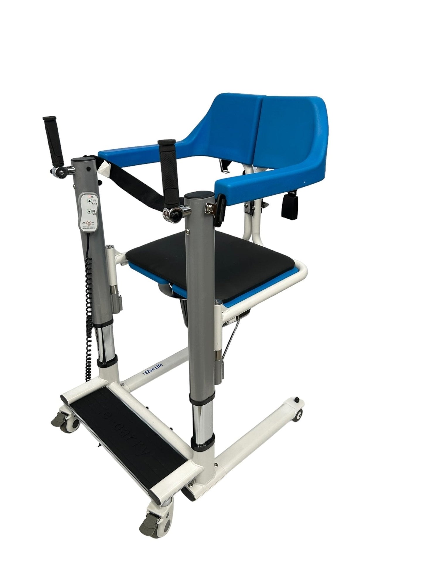 4-IN-1 Multifunctional Electric Lift Transfer, Shower, & Commode Chair for Safe Patient Care in Canada