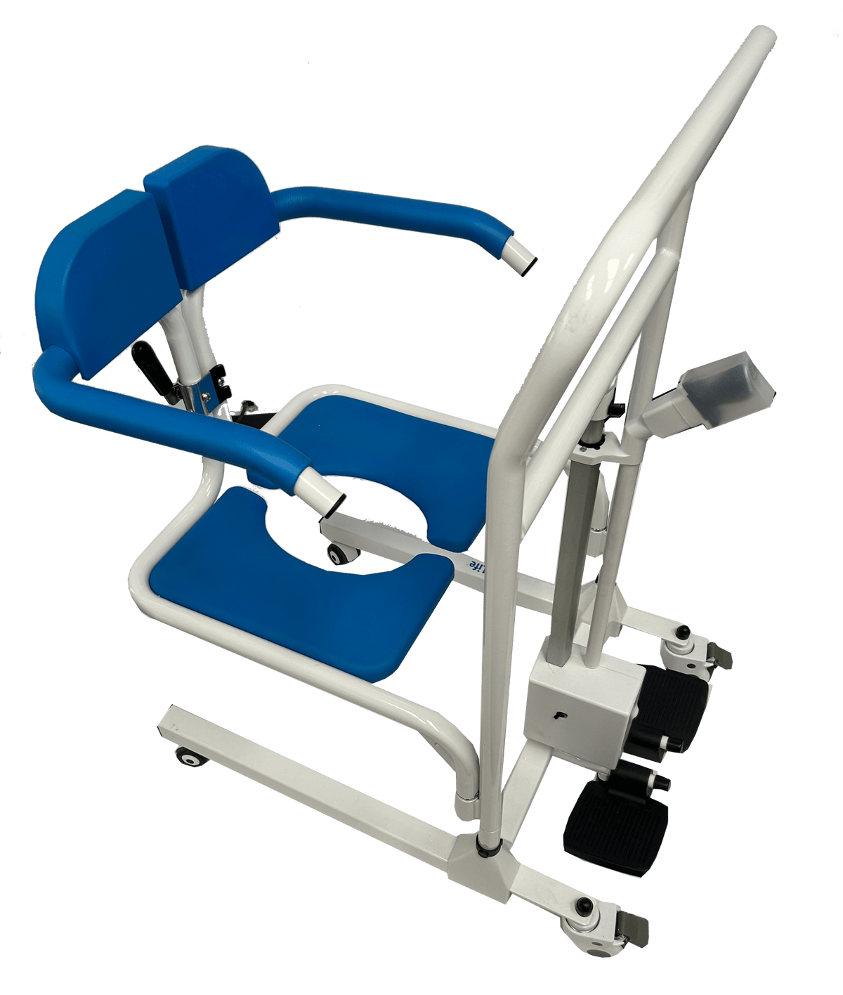 4-In-1 Multifunctional Electric Lift Transfer Chair for Shower & Commode Use in Canada