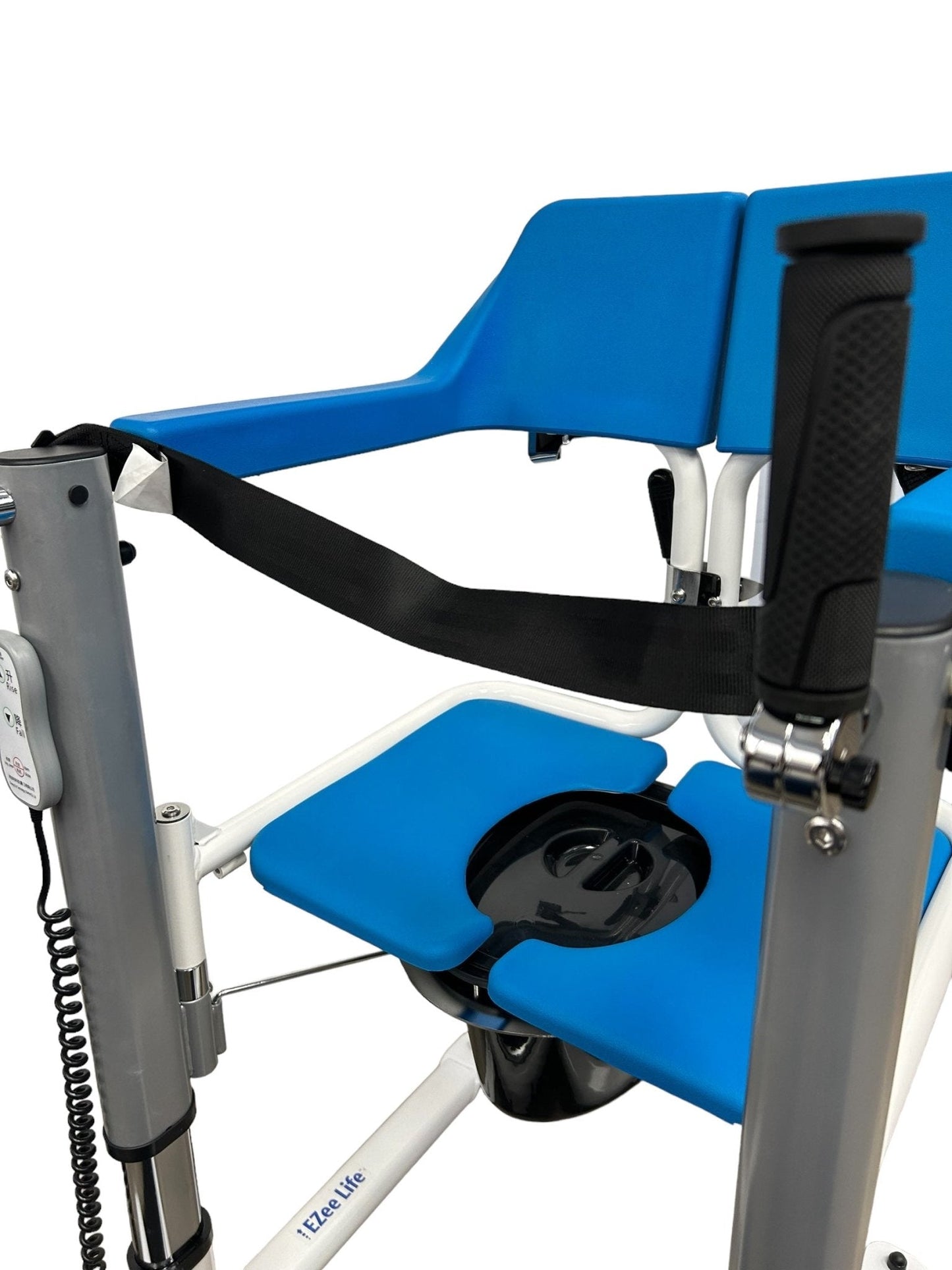 4-IN-1 Multifunctional Electric Lift Transfer, Shower, & Commode Chair for Safe Patient Care in Canada