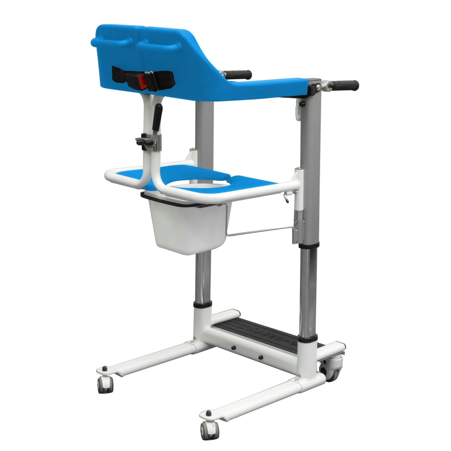 4-IN-1 Multifunctional Electric Lift Transfer, Shower, & Commode Chair for Safe Patient Care in Canada