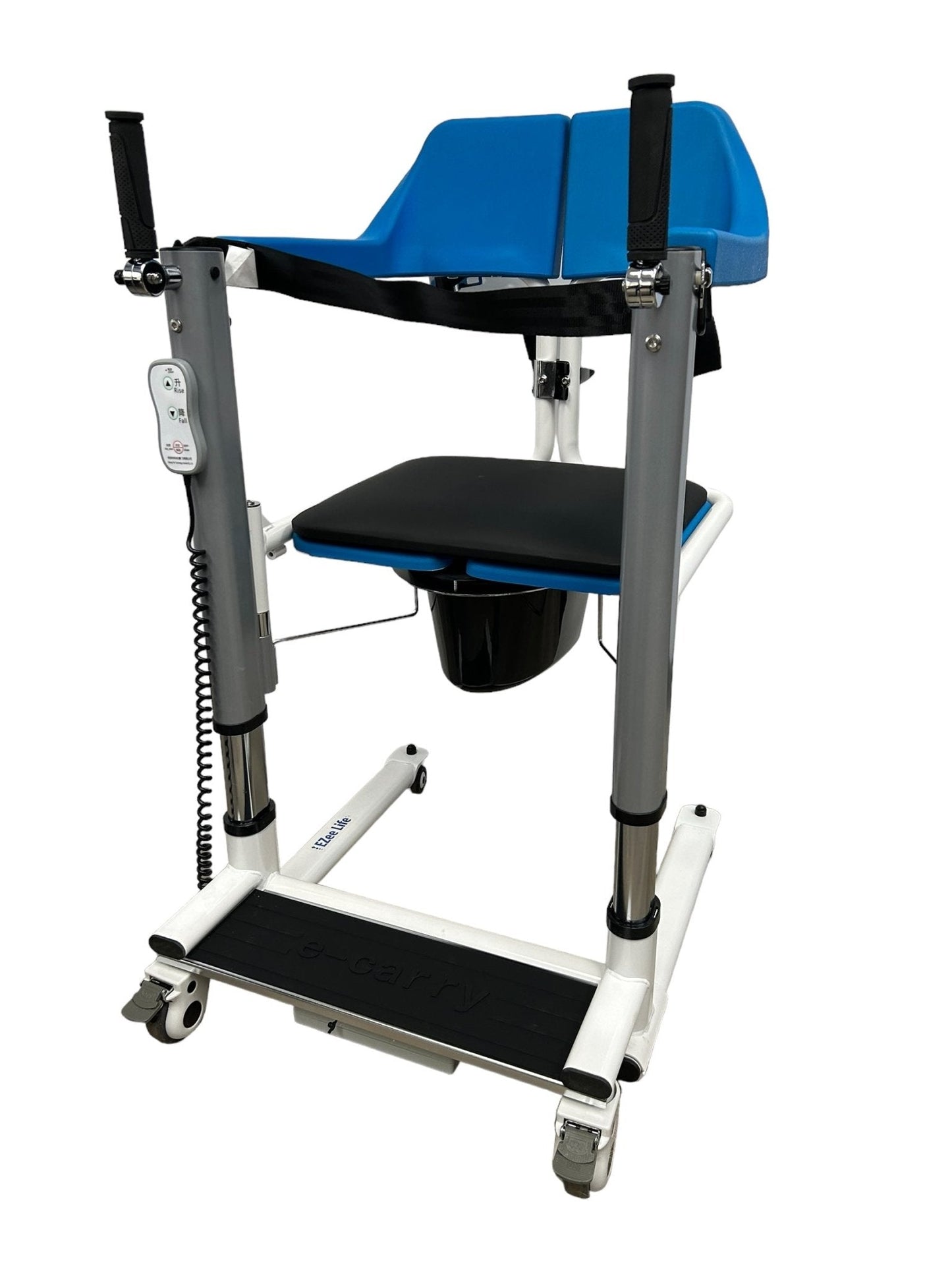 4-IN-1 Multifunctional Electric Lift Transfer, Shower, & Commode Chair for Safe Patient Care in Canada