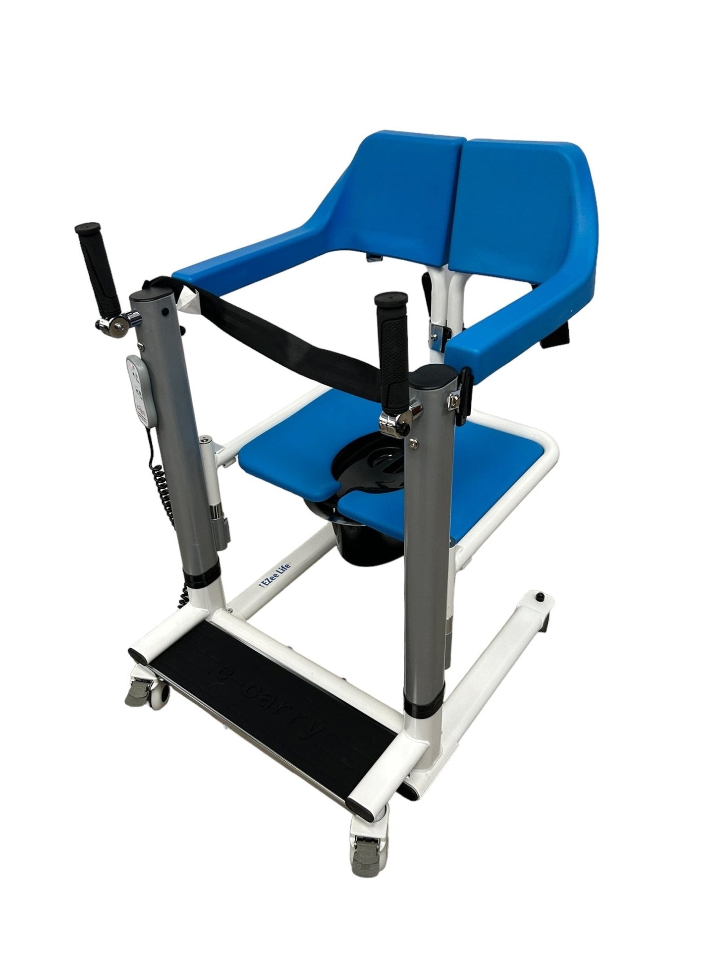 4-IN-1 Multifunctional Electric Lift Transfer, Shower, & Commode Chair for Safe Patient Care in Canada