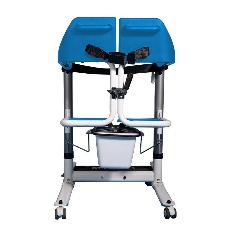 4-IN-1 Multifunctional Electric Lift Transfer, Shower, & Commode Chair for Safe Patient Care in Canada