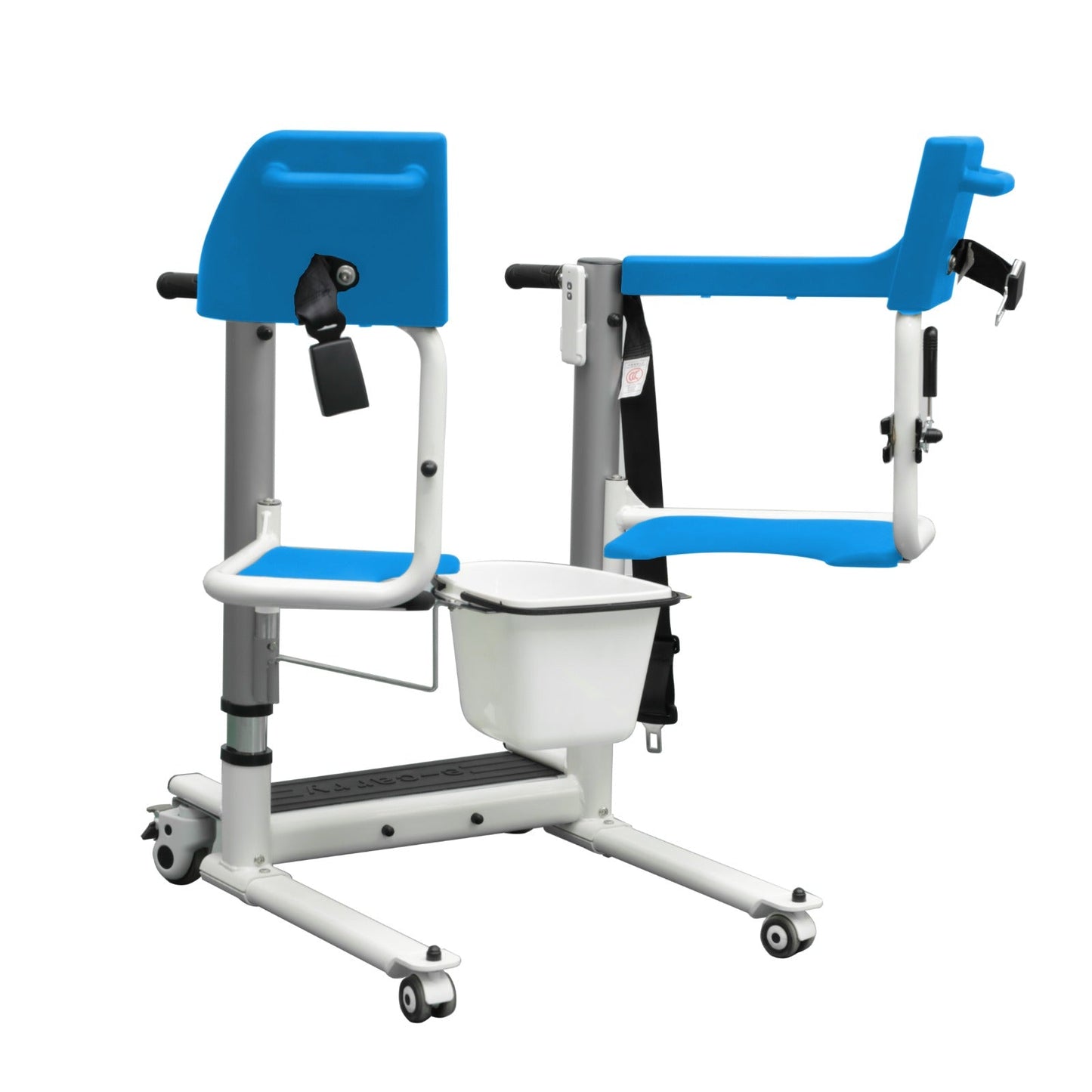 4-IN-1 Multifunctional Electric Lift Transfer, Shower, & Commode Chair for Safe Patient Care in Canada