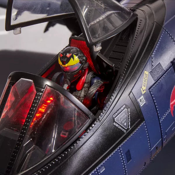G.I. JOE CLASSIFIED SERIES COBRA RATTLER GROUND ATTACK JET - HASLAB with all the UNLOCKS
