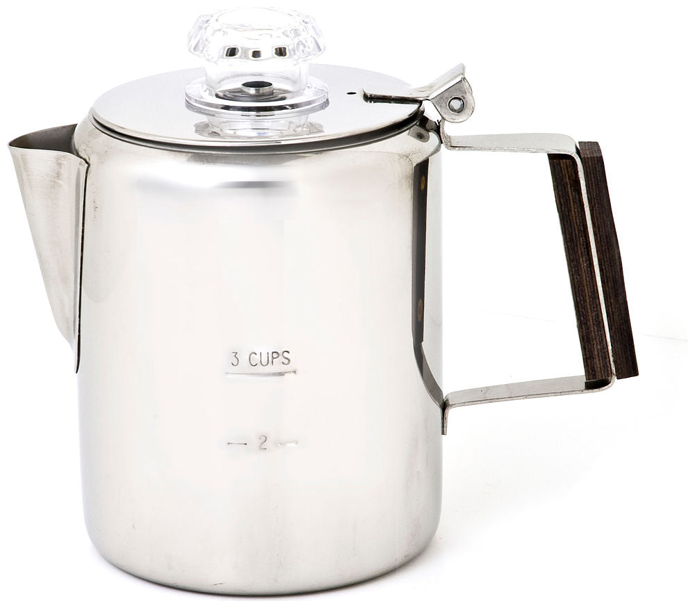 Chinook Timberline Stainless Steel Coffee Percolators 12-Cup