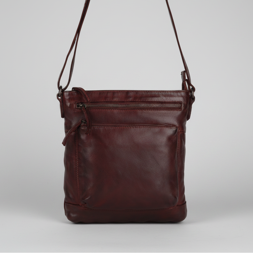 MET Leather Crossbody Bag