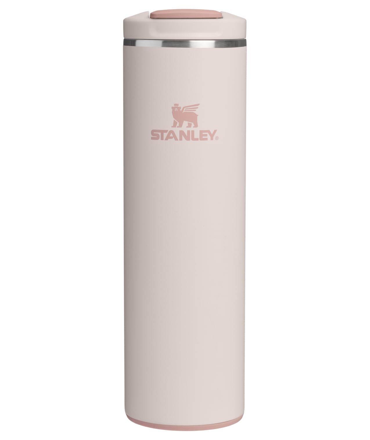 Stanley AeroLight Transit Bottle 16 oz | Locking Drink Through Lid | Leak Resistant Water Bottle or Coffee Travel Mug | Lightweight Insulated Stainless Steel | BPA-Free | Rose Quartz 🍁 All In One Marketplace Canada