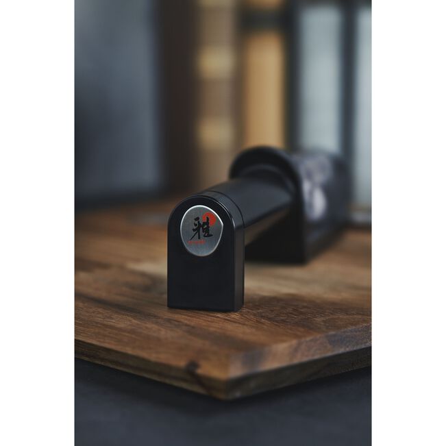 Miyabi Two‑Stage Diamond/Ceramic Handheld Sharpener