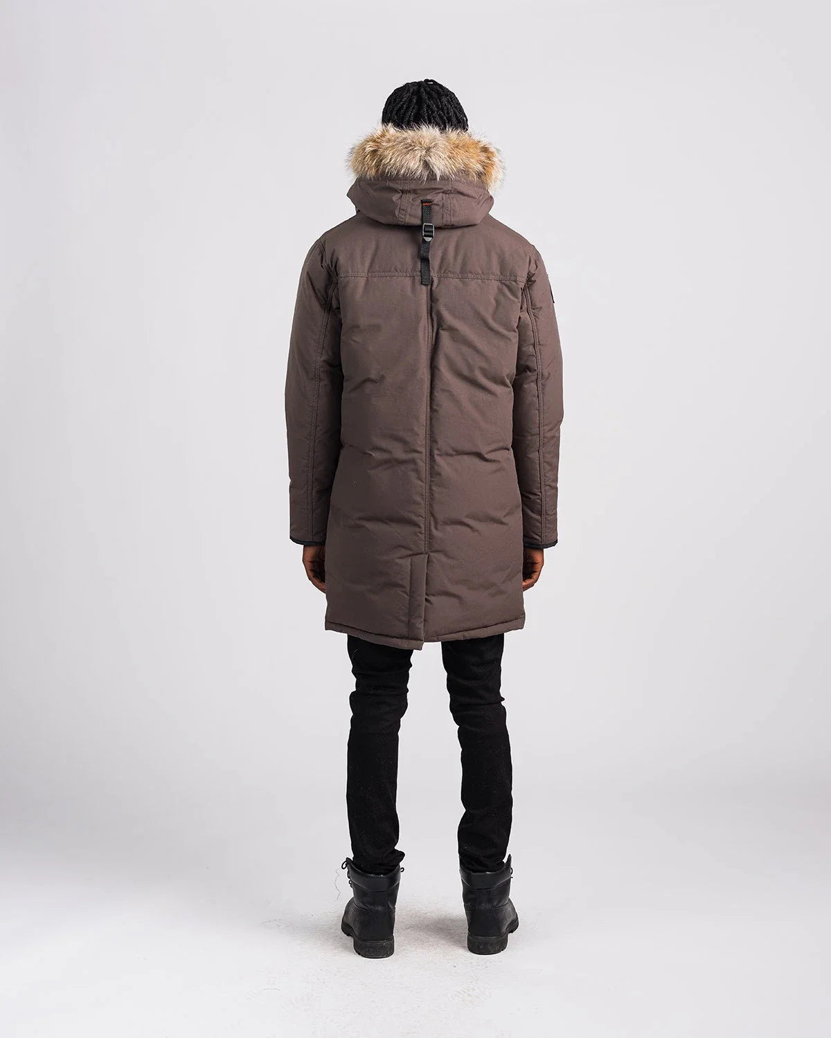 Outdoor Survival Canada Men's Nevluk -40 Down Parka, Steel Grey,  XL - ON DISPLAY