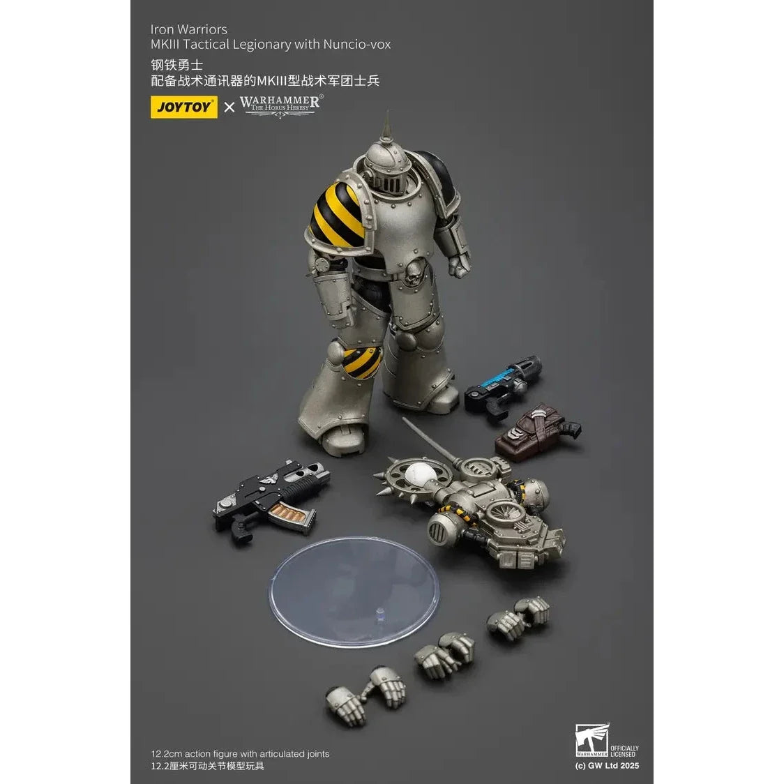 JOYTOY - lron Warriors MKlIl Tactical Legionary with Nuncio-vox (PRE-ORDER RELEASES JUNE)