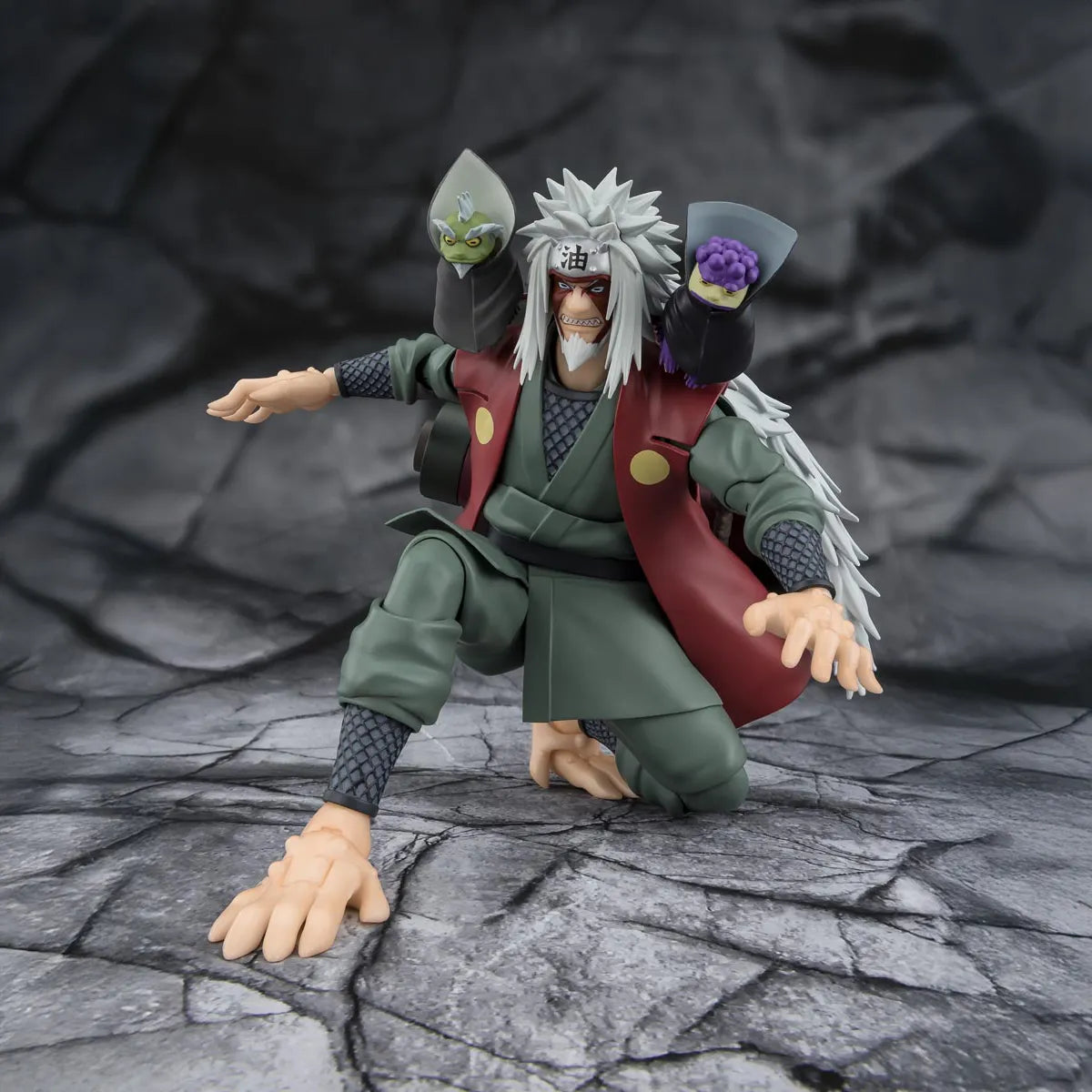 Naruto: Shippuden S.H.Figuarts Jiraiya -Hidden Leaf Heroic Master Sage- (Sage Mode Set)