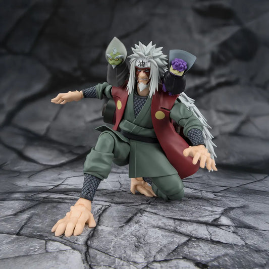 Naruto: Shippuden S.H.Figuarts Jiraiya -Hidden Leaf Heroic Master Sage- (Sage Mode Set)
