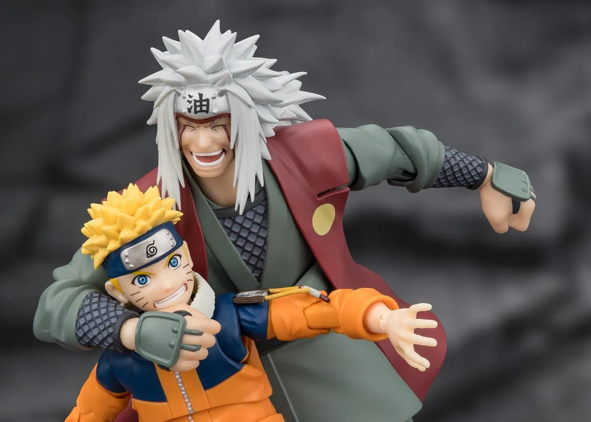 Naruto: Shippuden S.H.Figuarts Jiraiya -Hidden Leaf Heroic Master Sage- (Sage Mode Set)