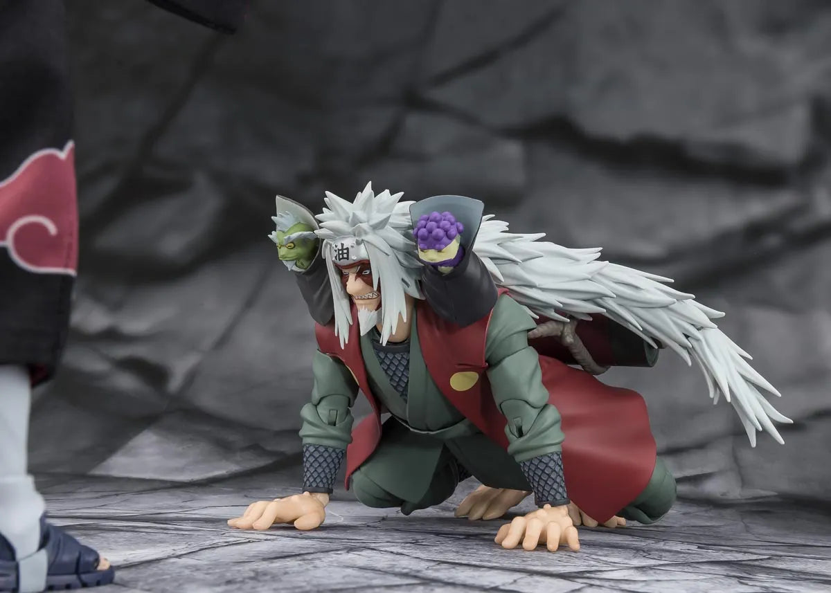 Naruto: Shippuden S.H.Figuarts Jiraiya -Hidden Leaf Heroic Master Sage- (Sage Mode Set)