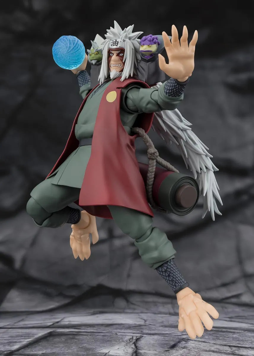 Naruto: Shippuden S.H.Figuarts Jiraiya -Hidden Leaf Heroic Master Sage- (Sage Mode Set)