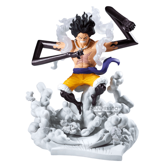 One Piece Monkey D Luffy Gear 4 Senkozekkei Figure