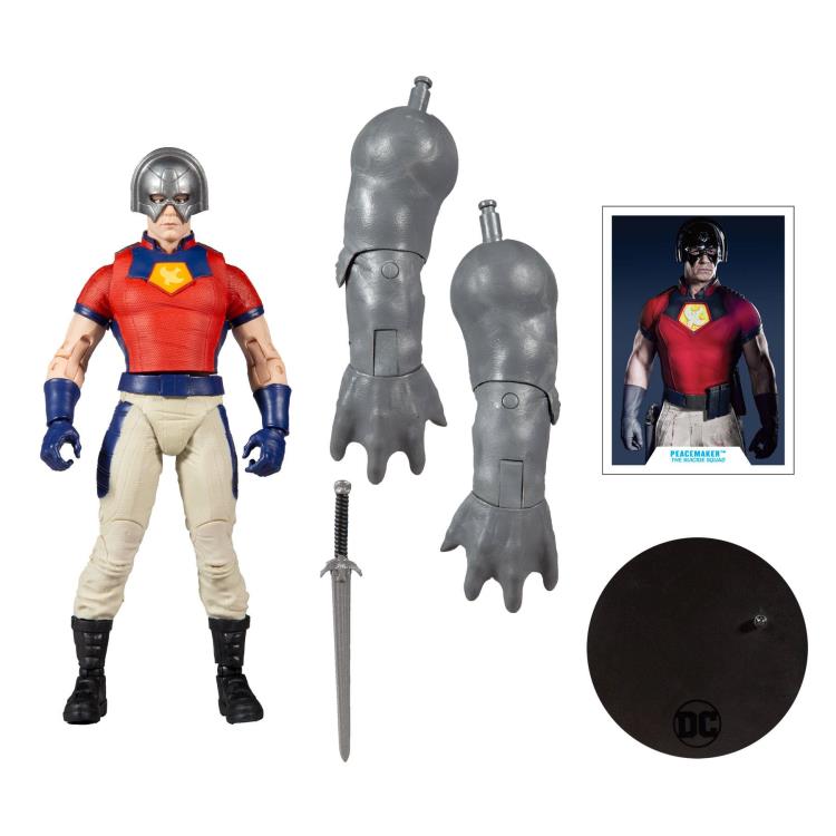 The Suicide Squad DC Multiverse Peacemaker Action Figure (Collect to Build: King Shark)