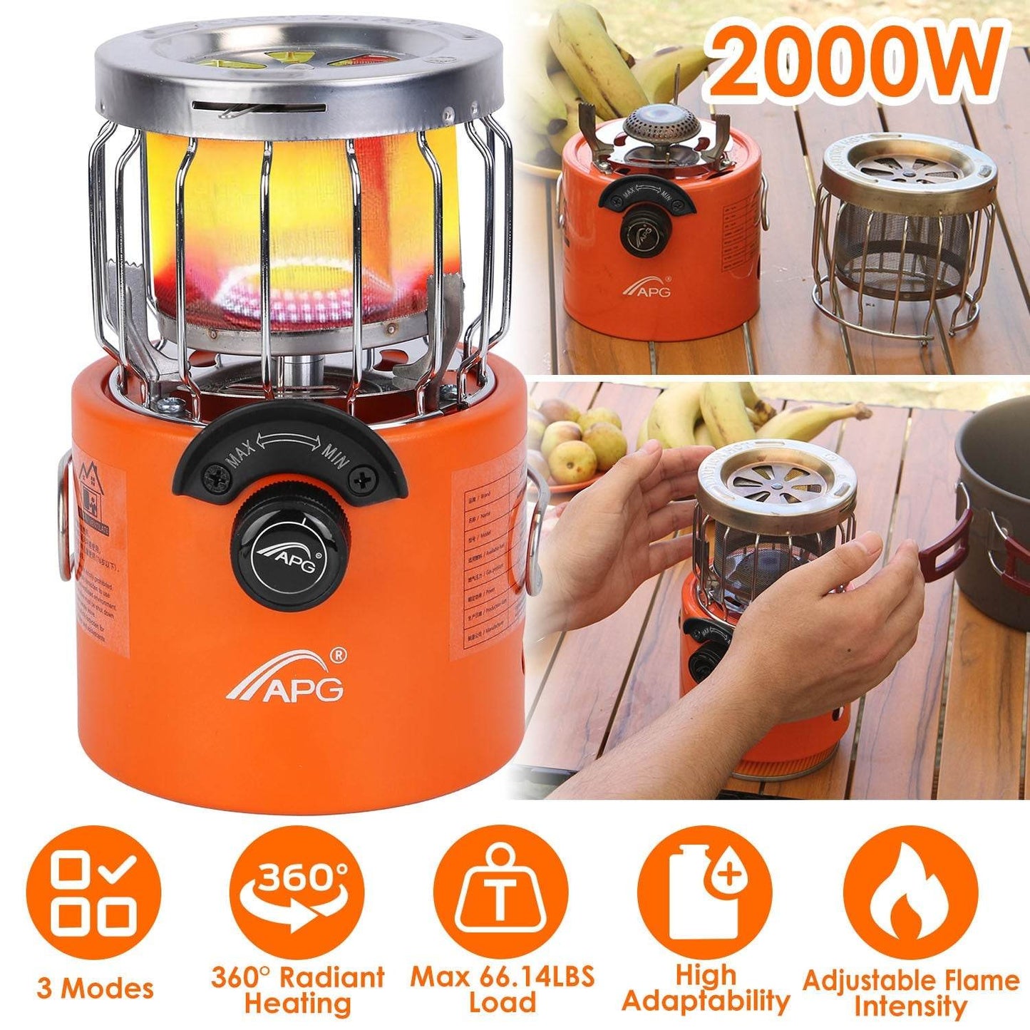 Portable Hiking Camping Outdoor Cooking Gas stove
