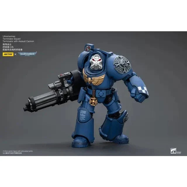 JOYTOY - Ultramarines Terminator Squad Terminator with Assault Cannon