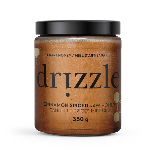 Drizzle Honey Cinnamon Spiced Raw Honey – 350 g