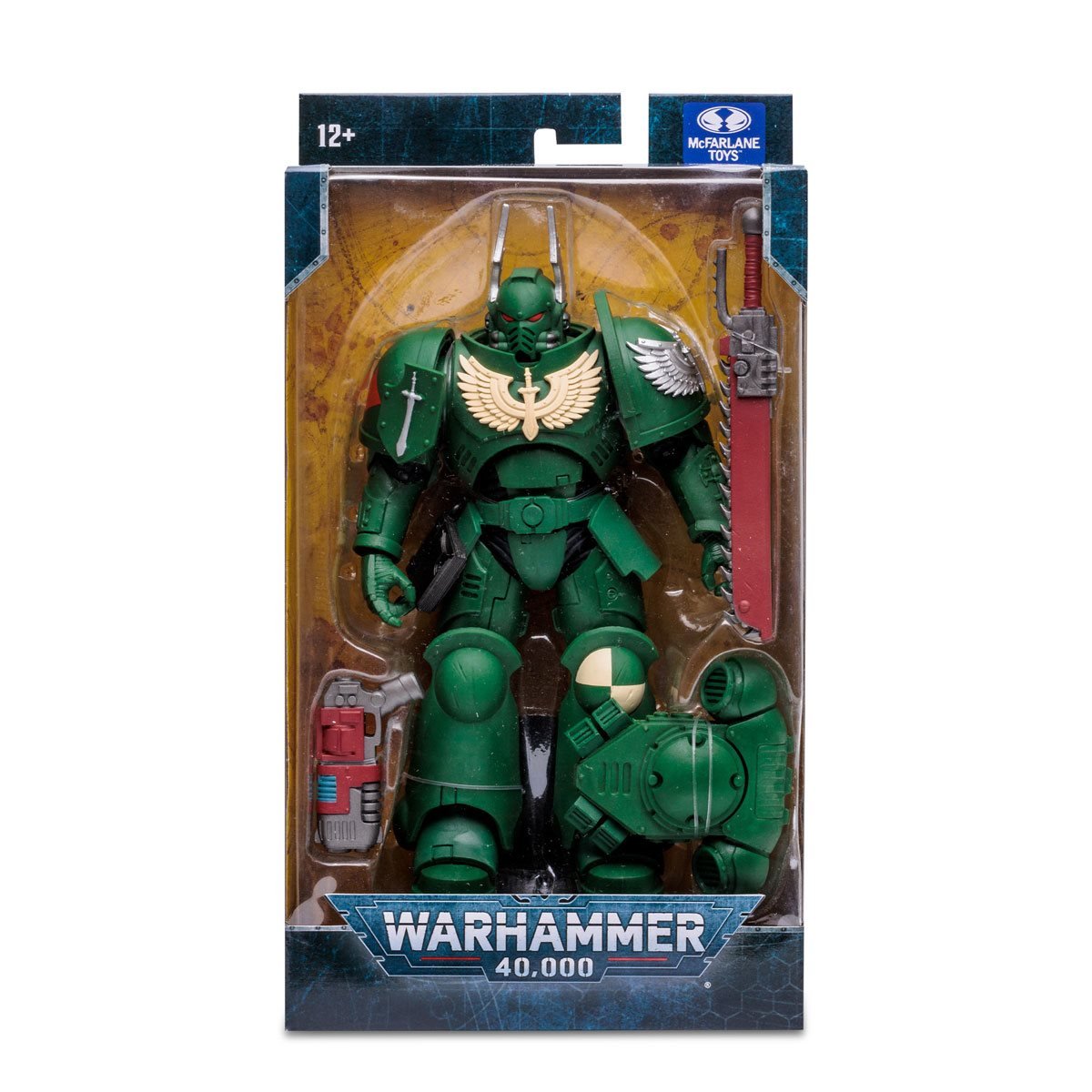 Warhammer 40,000 Wave 5 Dark Angels Assault Intercessor Sergeant 7-Inch Scale Action Figure