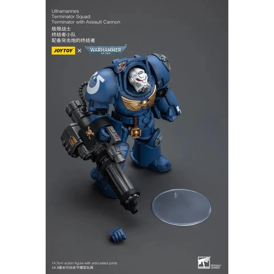 JOYTOY - Ultramarines Terminator Squad Terminator with Assault Cannon