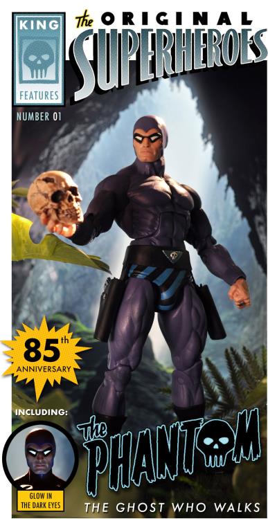 King Features The Original Superheroes Series 1 Set of 3 Figures