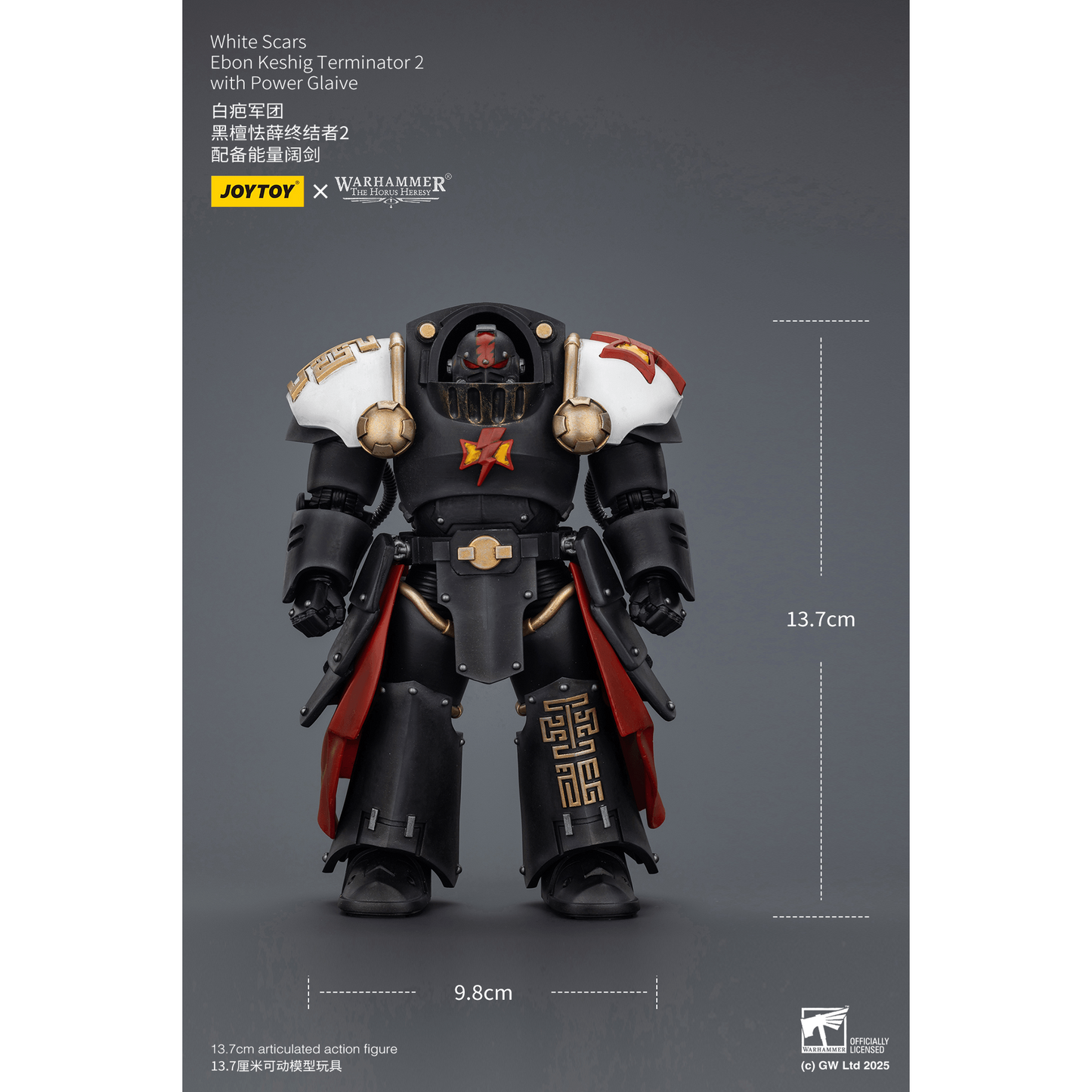 JOYTOY - White Scars Ebon Keshig Terminator 2 with Power Glaive