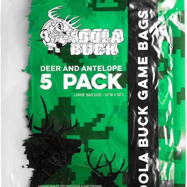 Koola Buck 5-Pack Large Game Bags for Deer and Antelope