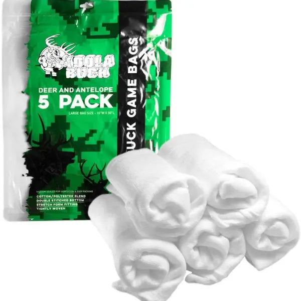 Koola Buck 5-Pack Large Game Bags for Deer and Antelope