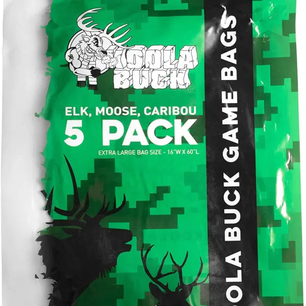 Koola Buck 5-Pack XL Game Bags for Elk, Moose, and Caribou